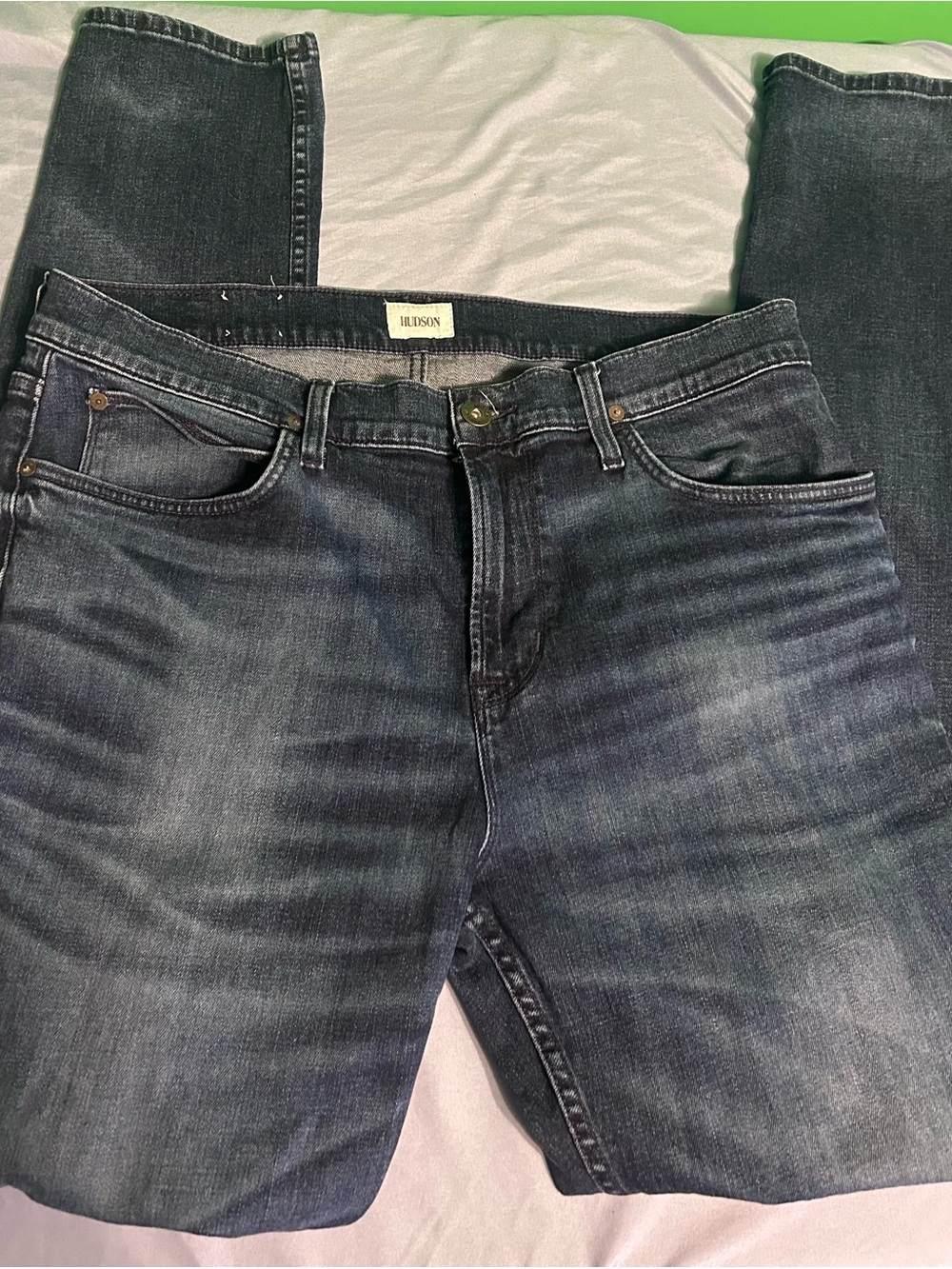 Men’s HUDSON jeans blake straight acne skinny type size 38/34